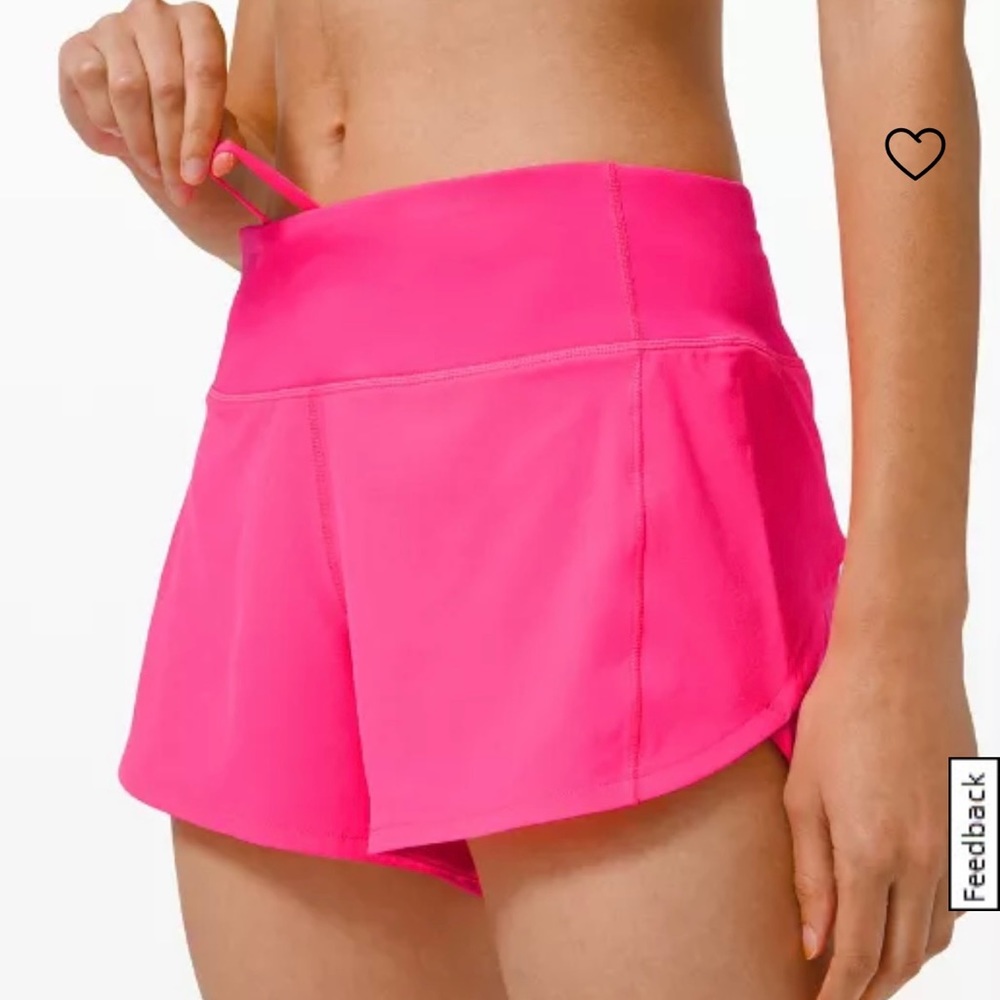 RARE LULULEMON Speed Up Mid-Rise Lined Short 4” (6) in EUC